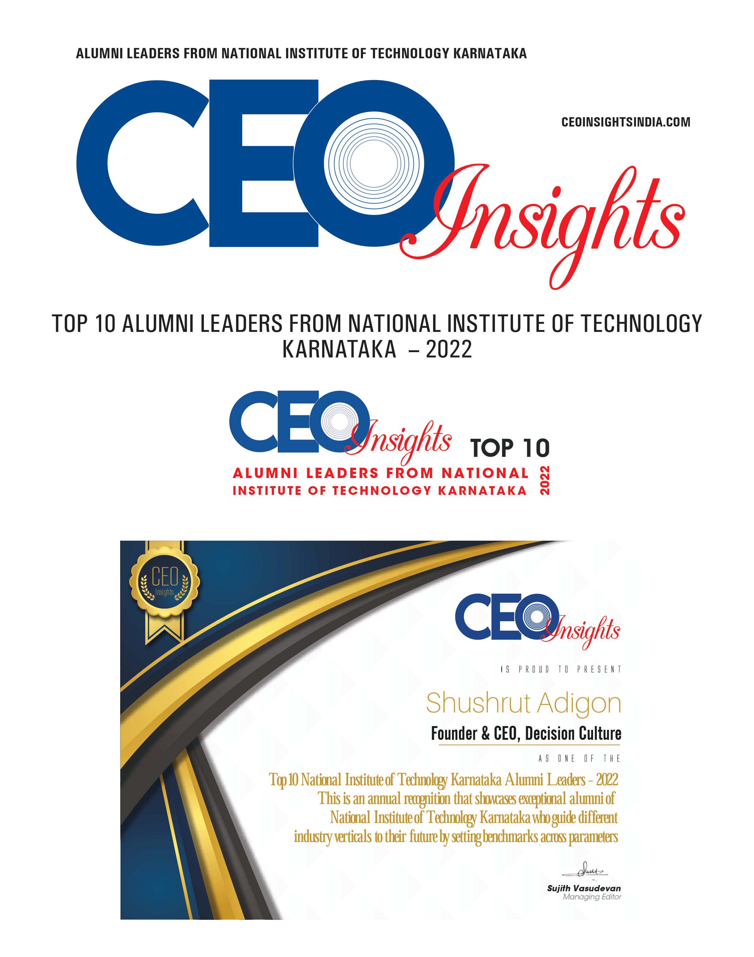 Decision-Culture-covered-by-CEO-Insights-magazine-certificate